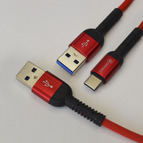 USB AVconnect Type-c F-167 18W цвет: красный 1m