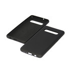 Чехол - накладка Genergy soft touch для Samsung S10 цвет: черный