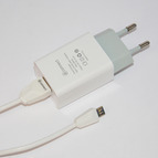 СЗУ AVconnect GF-U2 2100 mAh  с кабелем micro USB  цвет: белый