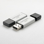 32GB USB флеш- накопитель AVconnect  M118, цвет: серебряный