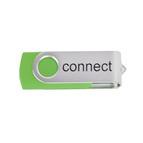 64GB USB флеш- накопитель AVconnect  M101, цвет: салатовый