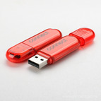 8GB USB флеш- накопитель AVconnect  P214, цвет: красный