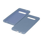 Чехол - накладка Genergy soft touch для Samsung S10+ цвет: голубой
