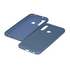 Чехол - накладка Genergy soft touch для Xiaomi Redmi Note 8 цвет: голубой