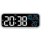 Электронные часы модель 2802 цвет: белый