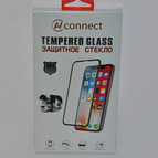 Противоударное стекло Fullglue 3D AVconnect для iP 7G /8G, цвет: чёрный, в упаковке