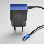 СЗУ AVconnect TECHNOLOGY (T-10) micro 2000mAh, цвет: чёрно-синий