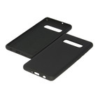 Чехол - накладка Genergy soft touch для Samsung S10+ цвет: черный