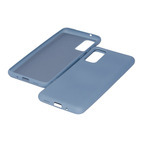Чехол - накладка Genergy soft touch для Samsung S20 цвет: голубой