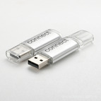 16GB USB флеш- накопитель AVconnect  M105, цвет: серебряный