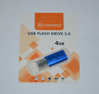 4GB USB флеш- накопитель AVconnect  M105, цвет: синий