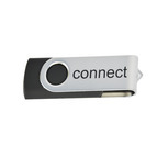 64GB USB флеш- накопитель AVconnect  M101, цвет: черный