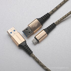 USB AVconnect СС-6 micro крученый провод 1m цвет:бежевый
