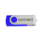64GB USB флеш- накопитель AVconnect  M101, цвет: голубой