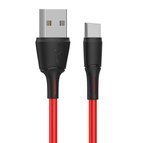 USB-кабель Celebrat модель FLY-2T цвет: красный