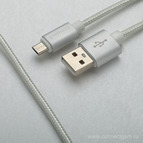 USB micro F85 silver ТП 1m