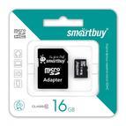16Gb MicroSD SmartBuy Class10 с адаптером SD