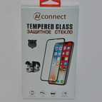 Противоударное стекло Fullglue 3D AVconnect для iP 6G, цвет: чёрный, в упаковке